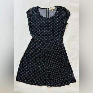 Michael Kors Black and White Polka Dot Dress Size S